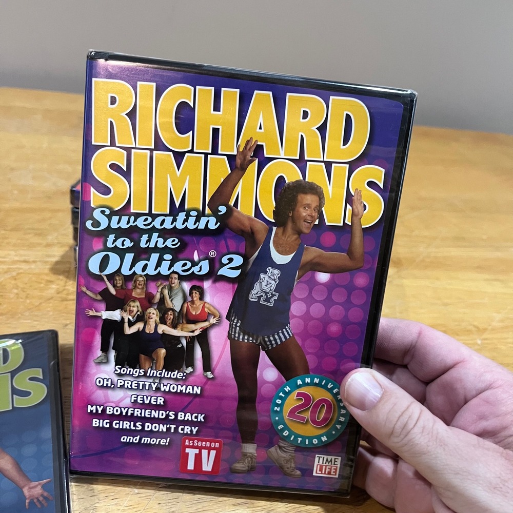 Richard Simmons Sweatin to the Oldies 1-4 DVD Set Party Boogie Down 7 DVDs NEW - Picture 2 of 7